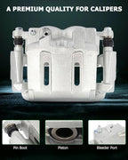 SCITOO Front Left Brake Caliper With Bracket 18-B5023 Compatible For Ford For F-250 Super Duty 2005-2012 For Ford For F-350 Super Duty 2005-2012