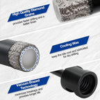 SHDIATOOL Diamond Core Drill Bits 2PCS 5/16 Inch for Porcelain Ceramic Tile Marble Brick Vacuum Brazed Hole Saw 8mm