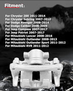 cciyu Rear Right Brake Caliper Assembly w/Bracket 18B5104 For Chrysler 2007-2014,For Dodge 2008-2014,For Jeep 2007-2017,For Mitsubishi 2008-2016
