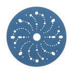 3M Hookit Blue Abrasive Discs 36181, Multi-Hole, 6 in, 400+ Grade, Pack of 50, Virtually Dust-Free, for Auto Sanding, Body Repair, Featheredging, Primer Sanding, Paint Preparation, E-Coat