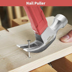 24 oz Claw Hammer-Straight Rip Claw with Smooth Face-heavy Duty Hammer with Soft Grip Handle