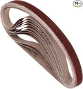 10 Pcs Sanding Belts 1/2 x 10 Inch 320 Grit Aluminum Oxide Abrasive Sandpaper for Belt Sander Metal Grinding Wood Working Weld Rust Removal