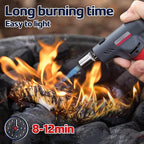 Fire Starter 110Pcs - Extra Long 12min Natural Fire Starters for Grill, Fireplace, Camping & Survival Kit | Waterproof, Odorless, Safe for BBQ/Pizza Oven/Chimney (Indoor & Outdoor)