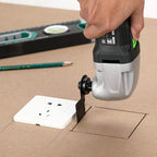 GALAX PRO 22000 OPM 1.5A Oscillating Multi Tool, 3 Degree Oscillating Angle with 3 Pieces Saw Blades, 1 Piece Semi Circle Blade Sanding Plate, 6 Pieces Sanding Papers for Grinding
