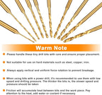 Mini Twist Drill Bit Set, 10Pcs Micro Engraving Drill Bits, 0.6mm-2.2mm, HSS 2.35mm Shank Titanium Coated Tiny Drill Bit Hole Drilling Tool for DIY Resin, Jewelry, Amber, Circuit Board, Walnut