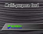 BORED? PARACORD! 550 lb Paracord - Ideal for Crafting, Camping, DIY Projects, Active & Military Outdoors - Strong Survival Rope - Tactical Parachute Cord Type III - Tan 100 Feet