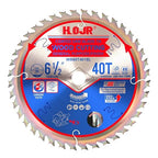 Circular Saw Blade Woodworking TA Series, 6-1/2" 40-Tooth, Arbor 5/8" with Diamond Knock-Out, Fine Finish Wood Cutting,Special Anti-Thermal Adhesion Coating on Cutting Head -TA, 6-1/2" 40T TA