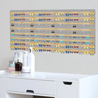 Peg Board, 4 Pack Metal Pegboard Panels Grey Pegboards Wall Organizer with Bent Frame Large Heavy Duty Peg Board for Walls Home, Garage Tool Storage, Office Organization, Craft Room, Kitchen