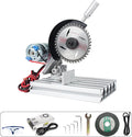 RATTMMOTOR 5" Mini Table Saw for Craft Q99-7 Multipurpose Portable Small Hobby Table Saw Cutting Machine 110V-220V, 0-45° Angle Adjustable, 997 Motor 18000RPM with 480W Power Supply for Crafts