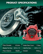 SCITOO Front Right Brake Caliper Without Bracket 18-4071 Compatible For Buick 1978-1987 For Chevrolet 1978-2003 For GMC 1978-2003 For Isuzu 1997-2000