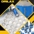 Drilax Pro Series 2 Inch Diamond Hole Saw for Angle Grinders | 1-3/8" Depth | 5/8"-11 Thread | Fast & Dry Drilling for Large Conduit, Pipes, Access Holes | Long Life