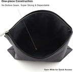 5 Pack Canvas Zipper Tool Bag Set, 13x9.5 inch 16oz Heavy Duty Waterproof Multipurpose Utility Multi Tool Storage Pouch Case for Organizing and Sorting Household Tools, Spare Parts (5 Colors)