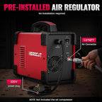 Plasma Cutter, 65Amps HEROCUT Plasma Cutter Machine CUT65i, Non-Touch Pilot Arc, 110/220V Dual Voltage IGBT Inverter, Screen Display, Air Sensor, 20mm Max Cutting Thickness, 2T/4T for Beginners DIY