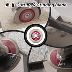 Diamond Tile Saw Blade - 4.5''(115mm) Cutting and Grinding Disc Wheel with 5/8"-11 Flange for Porcelain Ceramic Tile Marble Granite Artificial Stone with X Mesh Rim for Angle Grinder