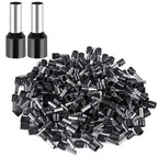 XHF 200 PCS AWG 6/16mm² Wire Ferrules Insulated Copper Crimp Connectors, Crimp Pin Cord End Terminals Black