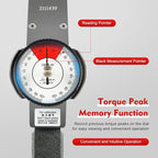 LOYALHEARTDY Dial Torque Wrench 0-100N.m Dial Indicator Torque Wrench Precision Torque Meter 1/2 Drive Indicating Torquemeter Torque Force Tester