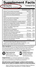Jigsaw Health Electrolyte Supreme | Broad Spectrum of Electrolytes + Trace Minerals | Fruit Punch Flavor | 60 Servings (Jar)