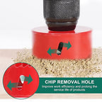 HYCHIKA 3 Inch/76mm Hole Saw,Bi-Metal Cutter Hole Max Cutting Depth 32mm with 1 Arbor Drill Bit for Wood Cutting Cornhole Plastic Drywall Boards Fiberboard