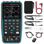 HANMATEK 3 in 1 Handheld Oscilloscope Multimeter 100Mhz Waveform Generator Oscilloscope with 2 Channels 3.5"TFT, HO102S Professional oscilloscope Multimeter with Memory Function