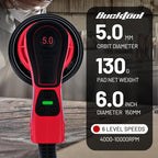 Bucktool 3.0 Amp 6 Inch Orbital Sander Brushless Motor, 4000-10000 Variable Speed, 5mm Orbit Diameter, with Precision Dust Control & 4 Sanding Pads