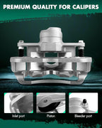 SCITOO 18B5068 Front Left Disc Brake Caliper Assembly w/Bracket For Ford For Focus 2008-2011
