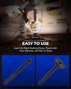 Orion Motor Tech 52-in-1 Custom Bushing Driver Tool Set and Transmission Wheel Axle Bearing Race Seal Installer Remover, Bush Removal Puller Bearing Press Tool Kit