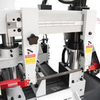 KAKA Industrial TBK-11B Double Column Band Saw, Hydraulic downfeed control, Variable Speed, Automatic Non-mitering Horizontal Bandsaw 11 inch capacity with 220V 3PH motor
