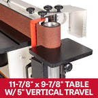 JET Black 6" x 89" Oscillating Edge Sander, 1-3/4 HP, 115/230V 1Ph (Model OES-689-BLK)