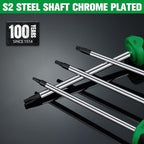 SK 5-Piece Star Screwdriver Set, Magnetic Screwdriver Set, S2 Steel, SureGrip Handle