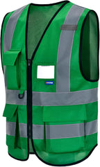 3xl green safety vests reflective
