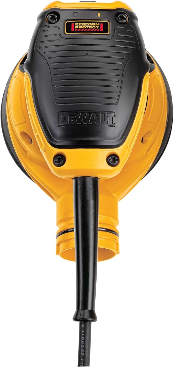 DEWALT Orbital Sander Kit, 5 inch, 3 amp, Corded, 12,000 OPM (DWE6421K)