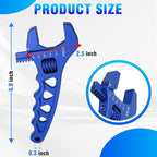 AN Hose Fitting Adjustable Wrench 3AN-12AN Lightweight Aluminum (Blue)