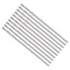 Drill Bit, 0.7mm Cutting Diameter, 4241 HSS 118° Cutting Angle Uncoated Bright Versatile Jobber Bits - (Applications: for Drilling Plastic Wood Soft Metal), 10-Pieces