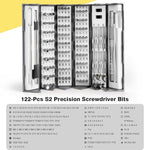 Precision Screwdriver Set 128 in 1 Professional Multi-Tool with S2 Magnetic Screwdriver Bits Roll-up Cylinder Organizer Portable Repair Tool Kit for Computer Phone Watch Electronics Maintenance
