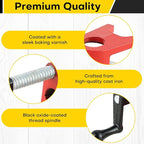 3/4" Wood Gluing Pipe Clamp Set | Professional Woodworking and Metalworking Clamps Tools with Unique Foot Design for Frame Assembly, Quick Release and Precision Gluing (8Pack，3/4")