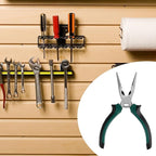 SINJEUN 15 Pack 6 Inch Needle Nose Pliers, Long Needle Nose Pliers with Wire Cutter, Insulated Handle Side Cutting Long Nose Pliers for Cutting and Bending Wire