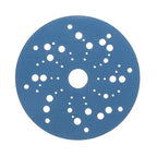 3M Hookit Blue Abrasive Ceramic Aluminum Oxide Hook & Loop Disc - 5 in Diameter Multi-Hole Vacuum Holes - 36166 [PRICE is per BOX]
