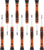 Precision Screwdriver Set 9-Piece Durable Chrome Vanadium Steel Shaft, Magnetic Tip, Ergonomic Grip, and Swivel End Cap (9-Piece)