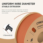 Official Creality Hyper PLA Filament 1.75mm, High Speed PLA 30-600mm/s 3D Printer Filament, Dimensional Accuracy +/-0.02mm, Fit Most FDM 3D Printers, 1KG(2.2lbs) Spool Burnt Orange