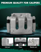 SCITOO 18B4929 Front Left Disc Brake Caliper Assembly w/Bracket For Ford For Mustang 2005-2010