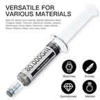 Diamond Polishing Compound Lapping Compound 80,000 Grit 0.1 Microns with 30% Concentration of Diamond Powders Diamond Stropping Paste for Glass Marble Metal Resin Rock Jewelry Watch etc.