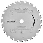 KEENTECH 6-1/2 Inch Woodworking Circular Saw Blade 24T, Non-Stick Coating, Tungsten Carbide Tipped, ATAF Grind, 5/8 Inch Arbor Hole