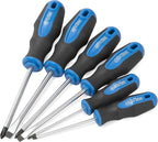 ROTATION 6PCS Magnetic Tip Screwdriver Set, 3 Phillips and 3 Flat, Professional Cushion Grip | 6-Piece Hand Tools Set