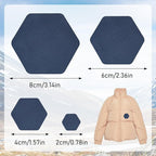 Down Jacket Repair Patches - Highly Effective Repair of Nylon Fabric, Waterproof Self-Adhesive Repair Patch for Down Jackets, Tents, Raincoats, Outdoor Equipment