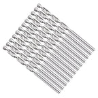 Drill Bit, 1/8" Cutting Diameter, 4241 HSS 118° Cutting Angle Uncoated Bright Versatile Jobber Bits - (Applications: for Drilling Plastic Wood Soft Metal), 12-Pieces