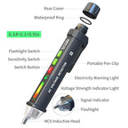 Zoyi DB02 AC Voltage Detector - Non-Contact Voltage Tester Pen with Break-Point Testing, Dual-Range 12-1000V/48-1000V, Electric Tester for Home Electricians, Wire Tester