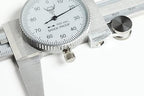 PEC Dial Caliper 0-150mm, Stainless Steel Precision Measuring Tool with Shock-Proof Dial, High Accuracy ±0.01mm