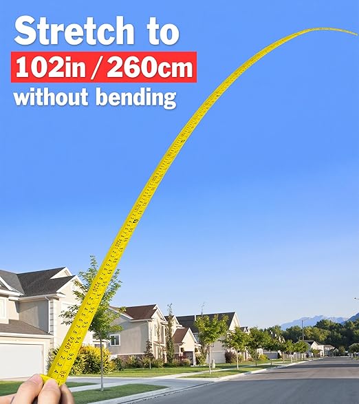 Tape Measure 25 ft, 10 Pack Bulk Easy Read Measuring Tape Retractable, Measurement Tape 25 FT by 1 in