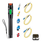 Fiber Optic Cable Troubleshoot Kit - 1pc Visual Fault Locator & 1pc FC to LC Adapter & 4pcs Couplers(LC, SC, ST, FC) & 3 Short Patch Cords (Mode Number: VFL-30)