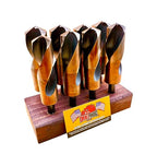 Drill Hog Jumbo Silver Deming Drill Bit Set HI-Molybdenum M7 1-1/16" to 1-1/2"